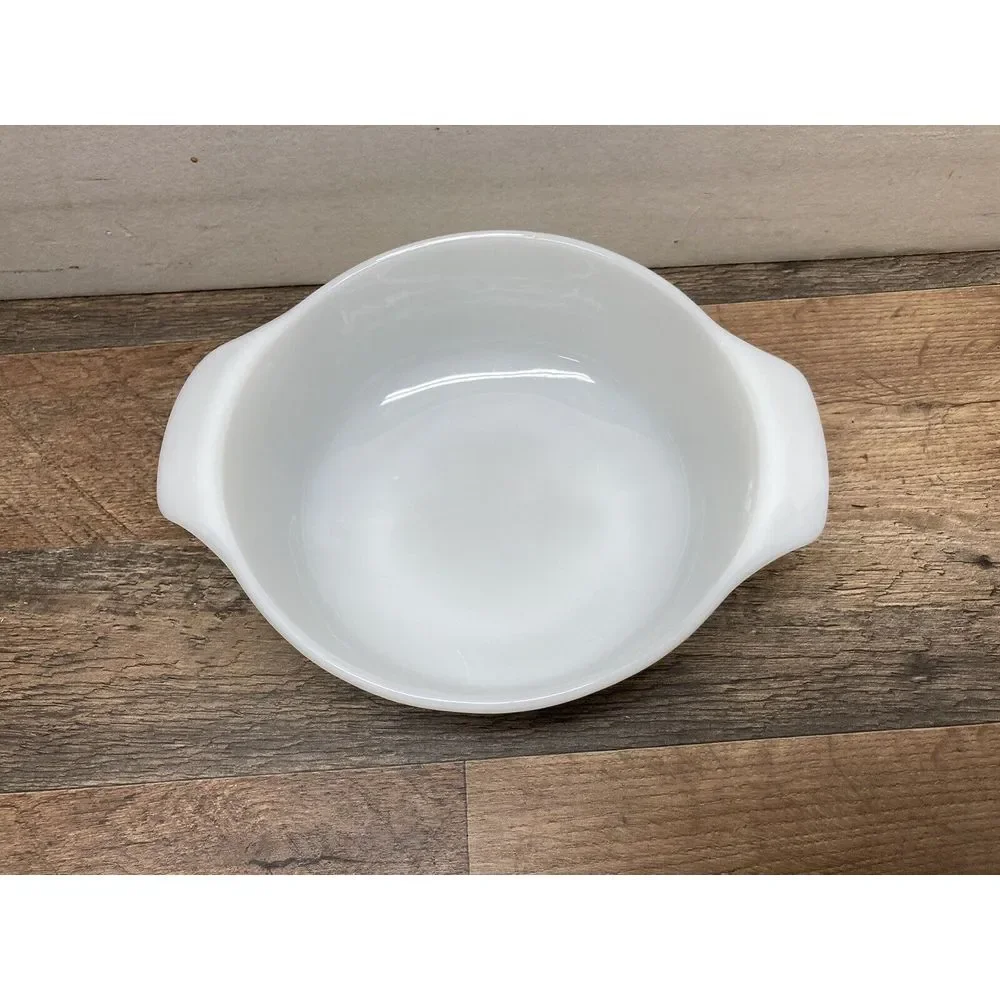 fire king blue cornflower Vintage 1 Quart 436 7.5 Round Anchor Hocking Casserole